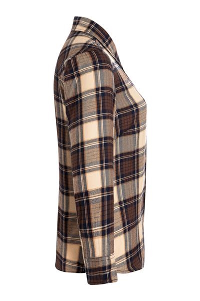 Ladies' Checked Blouse Urban-Trend sahara XS - 2XL
