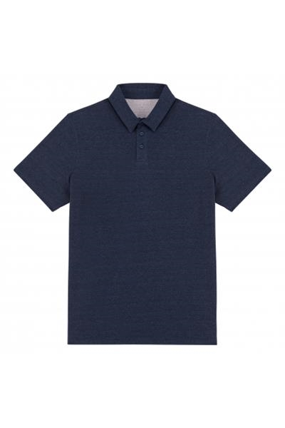 Herenpolo gerecycled - 220g COTE COEUR BRODE