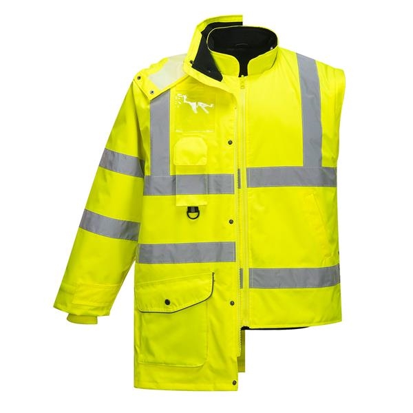 Hi-Vis 7-in-1 Verkeersjack