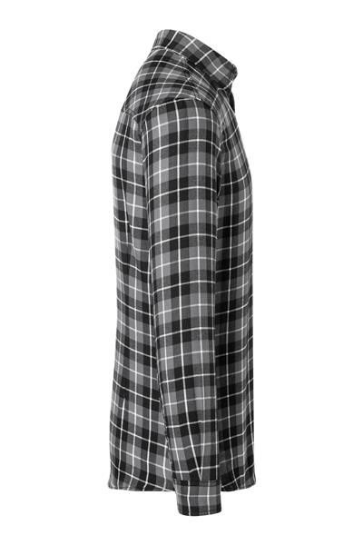 Men's Checked Shirt Urban-Flair black S - 3XL