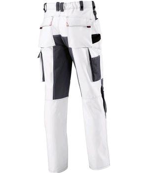 BP® Pantalon de travail blanc/gris foncé