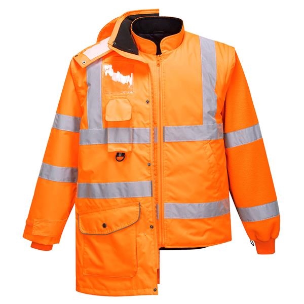 Hi-Vis 7-in-1 Verkeersjack RIS