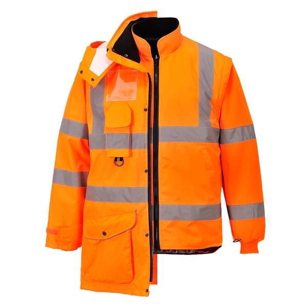 Hi-Vis 7-in-1 Verkeersjack RIS