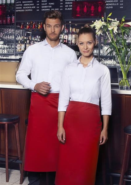 Bistro Apron Basic 100 x 75 cm red Stck