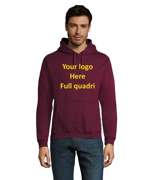 Hoodies Bedrukking op achterkant EN voorkant