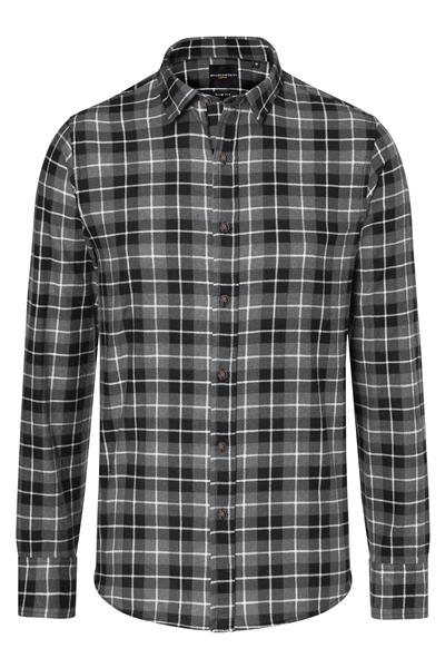 Men's Checked Shirt Urban-Flair black S - 3XL