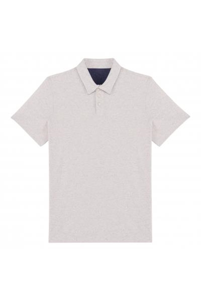  Polo recyclé homme - 220g BRODE COTE COEUR