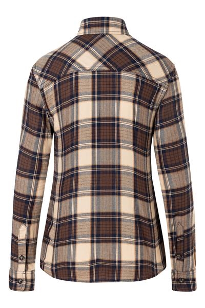 Ladies' Checked Blouse Urban-Trend sahara XS - 2XL