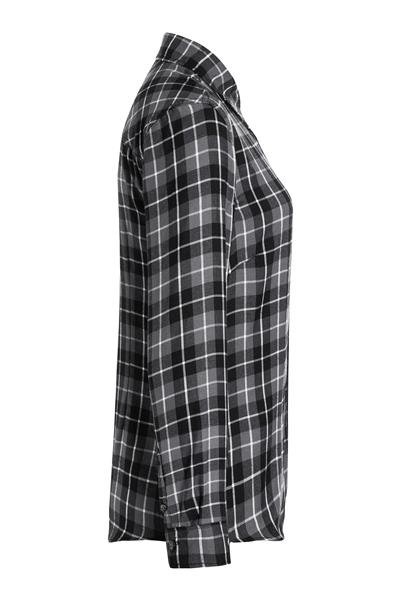 Ladies' Checked Blouse Urban-Flair black XS - 2XL