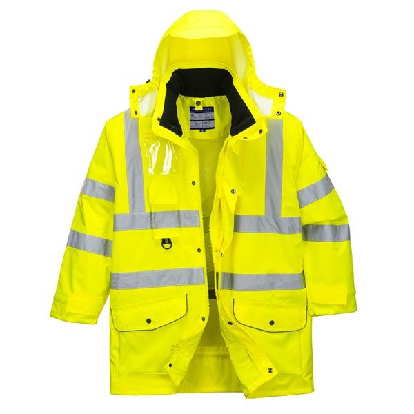 Hi-Vis 7-in-1 Verkeersjack