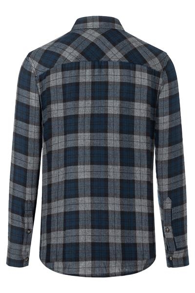 Men's Checked Shirt Urban-Style navy S - 3XL