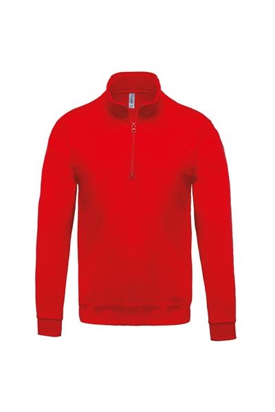 Ref: K478   Zip neck sweatshirt
