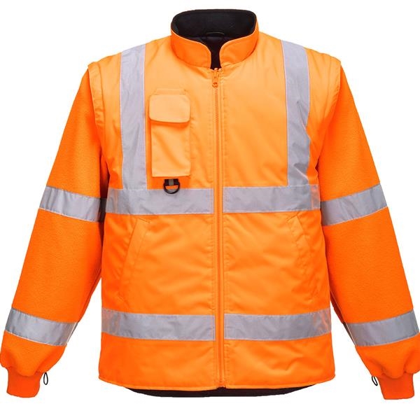 Hi-Vis 7-in-1 Verkeersjack RIS