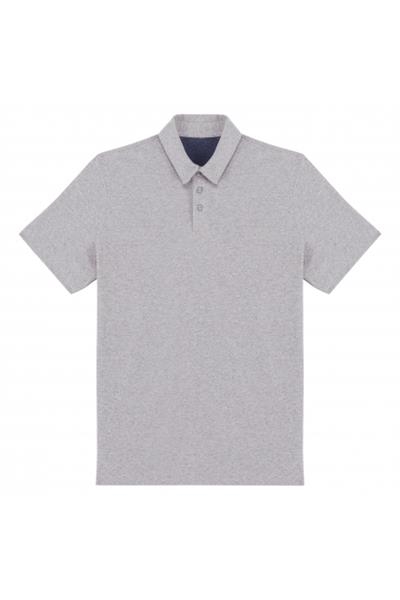  Polo recyclé homme - 220g BRODE COTE COEUR