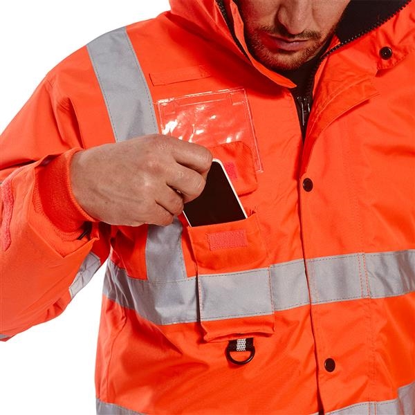 Hi-Vis 7-in-1 Verkeersjack RIS