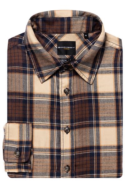Men's Checked Shirt Urban-Trend sahara S - 3XL