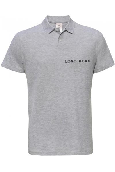  Polo recyclé homme - 220g BRODE COTE COEUR