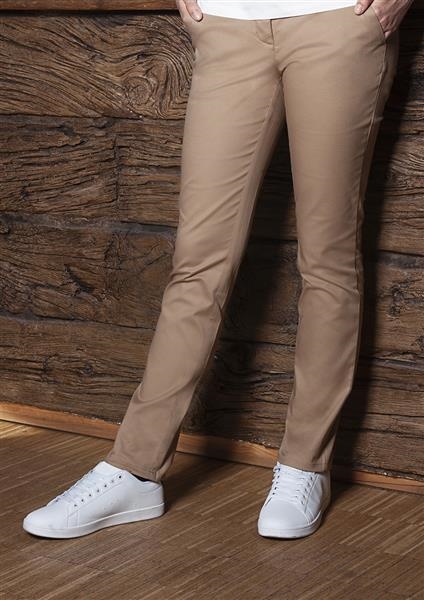 Ladies' Chino Trouser Modern-Stretch sahara 34 - 54