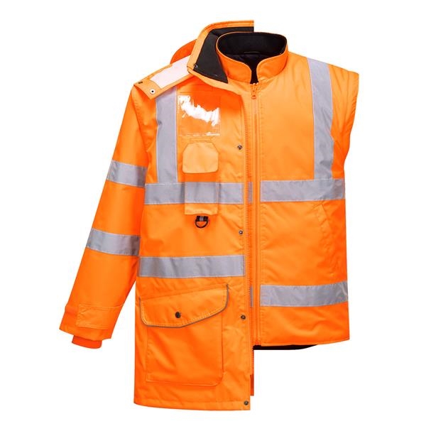 Hi-Vis 7-in-1 Verkeersjack RIS