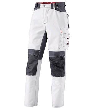 BP® Pantalon de travail blanc/gris foncé