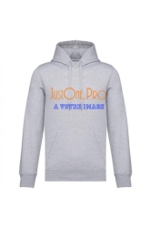Sweat-shirt recyclé à capuche unisexe COLOR impression full Color 1 FACE